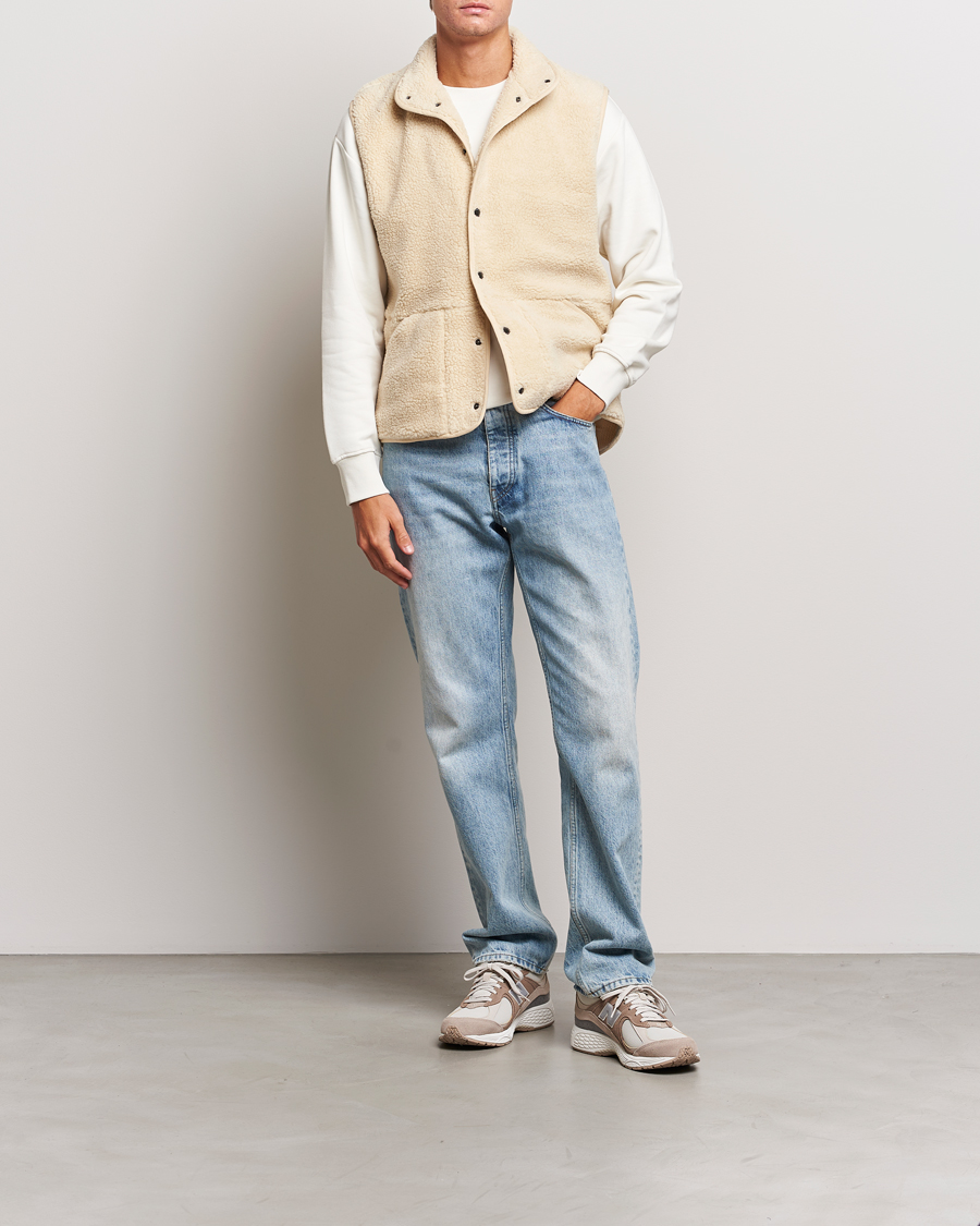 Herr | Västar | Samsøe Samsøe | Carlo Fleece Vest Brown Rice