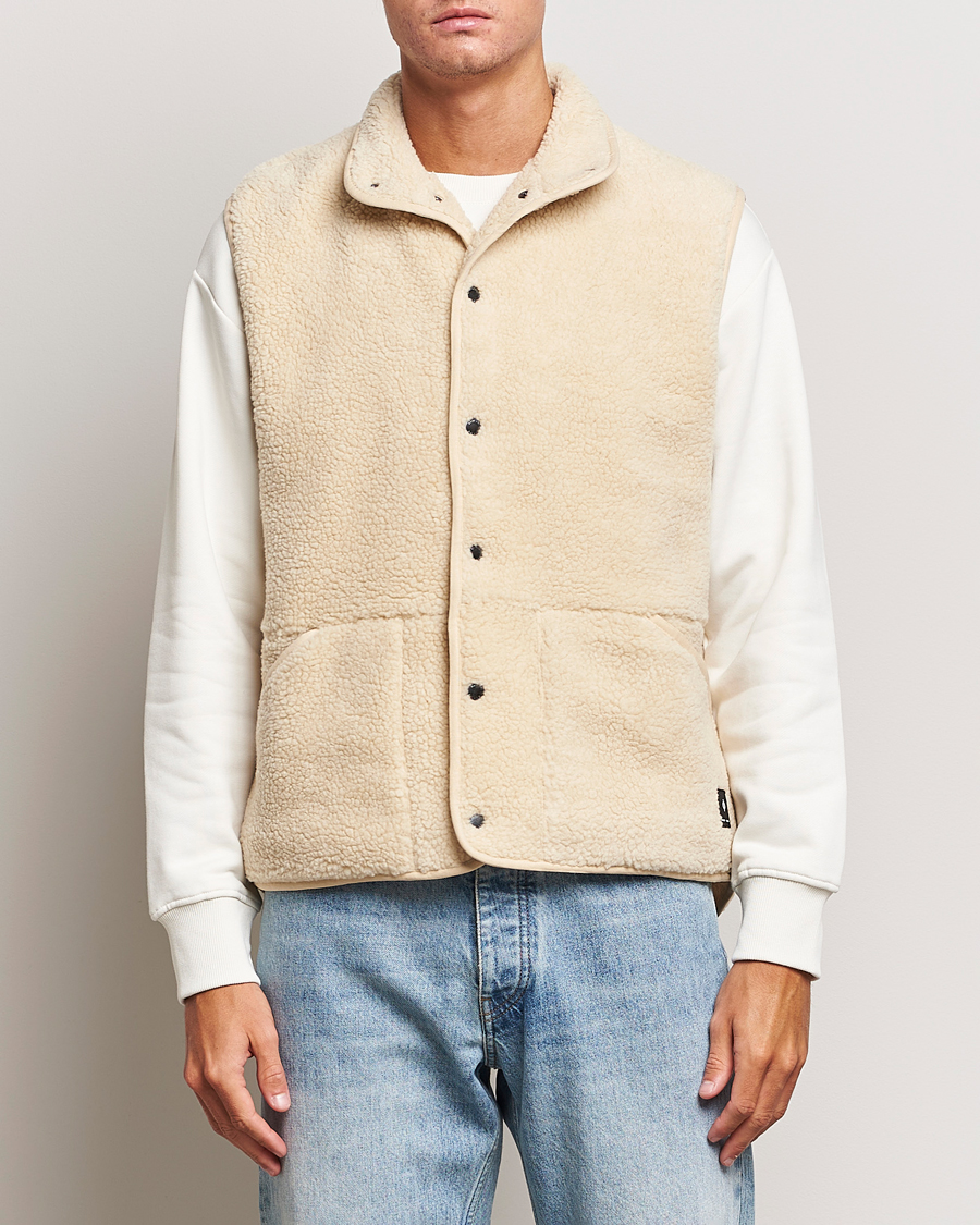 Herr | Västar | Samsøe Samsøe | Carlo Fleece Vest Brown Rice