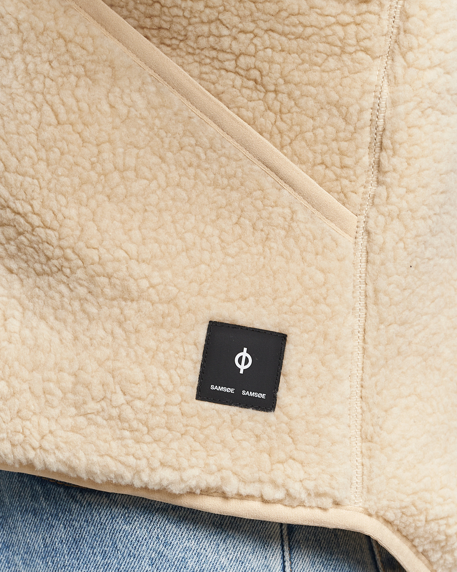 Herr | Västar | Samsøe Samsøe | Carlo Fleece Vest Brown Rice