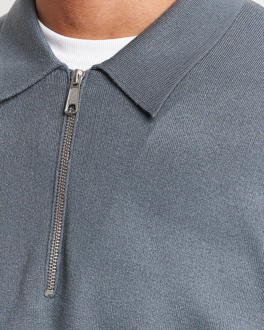 Herr | Tröjor | Samsøe Samsøe | Samsøe & Samsøe Guna Half Zip Stormy Weather