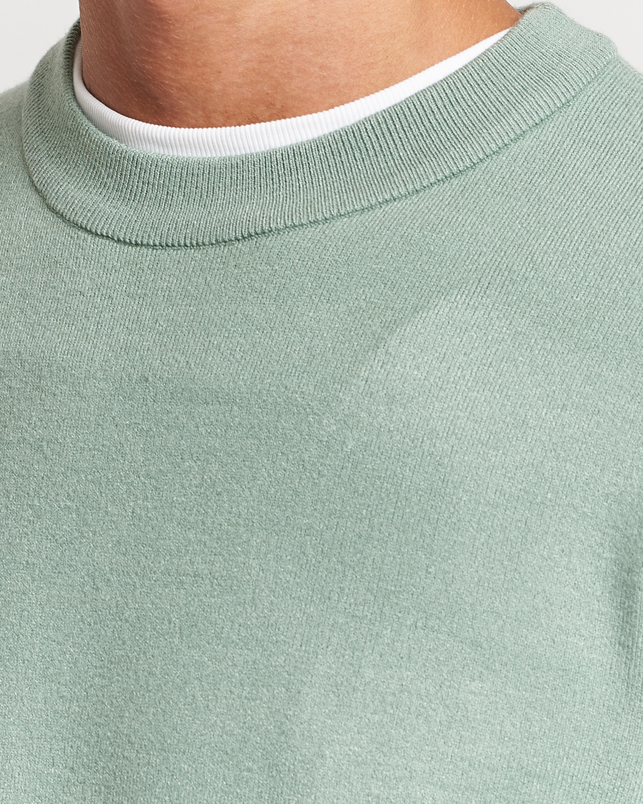 Herr | Tröjor | Samsøe Samsøe | Samsøe & Samsøe Guna Crew Neck Iceberg Green
