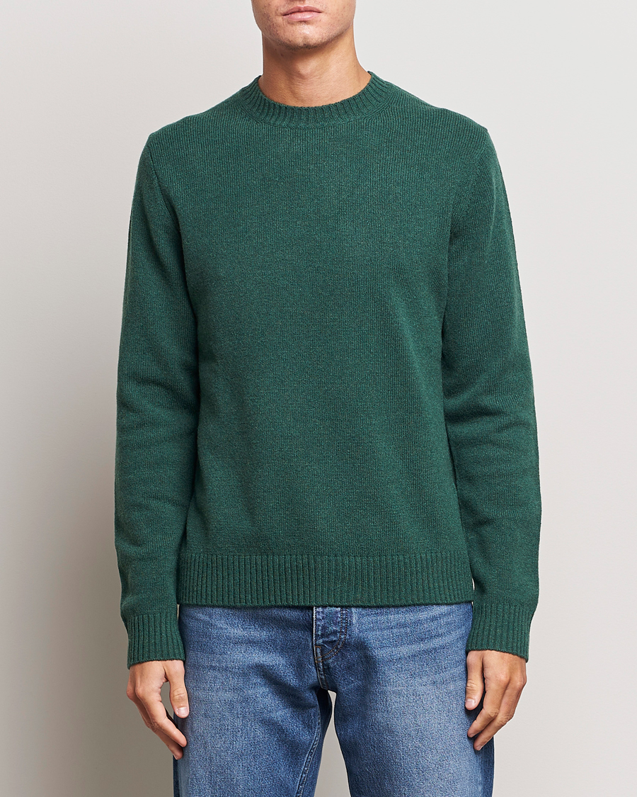 Herr | Tröjor | Samsøe Samsøe | Samsøe & Samsøe Syllie Wool Crew Neck Garden Topiary