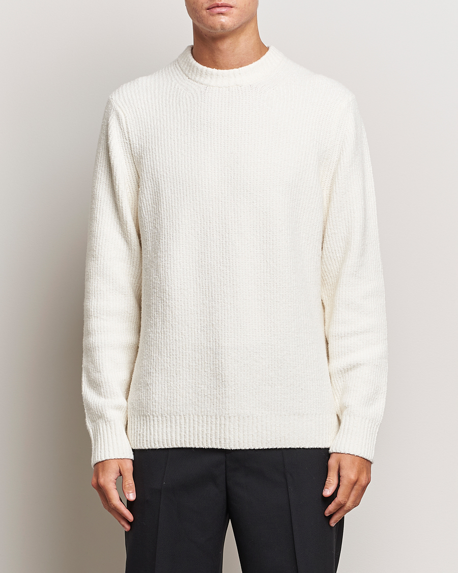 Herr | Tröjor | Samsøe Samsøe | Alts Heavy Knitted Crew Neck Clear Cream