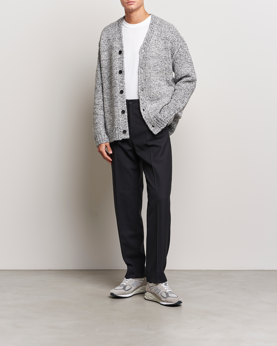 Herr | Tröjor | Samsøe Samsøe | Samsøe & Samsøe Max Knitted Cardigan Grey Melange