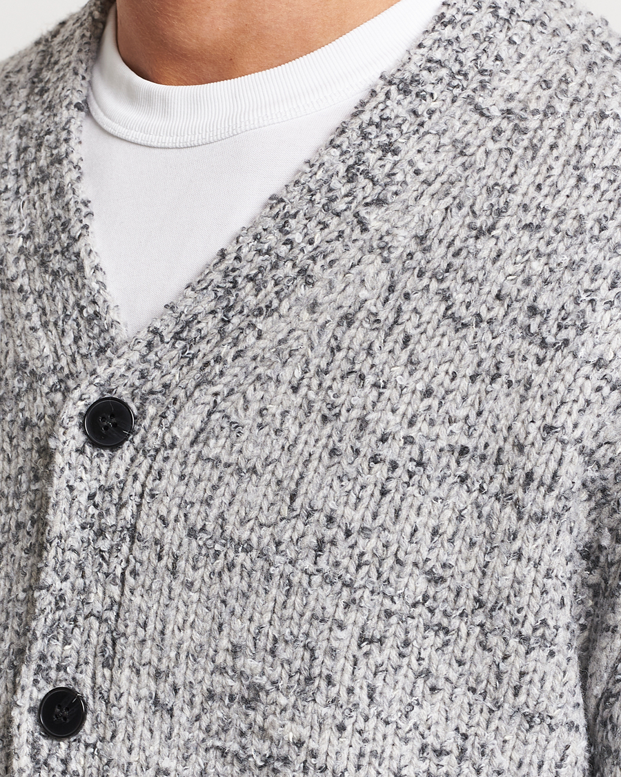 Herr | Tröjor | Samsøe Samsøe | Samsøe & Samsøe Max Knitted Cardigan Grey Melange