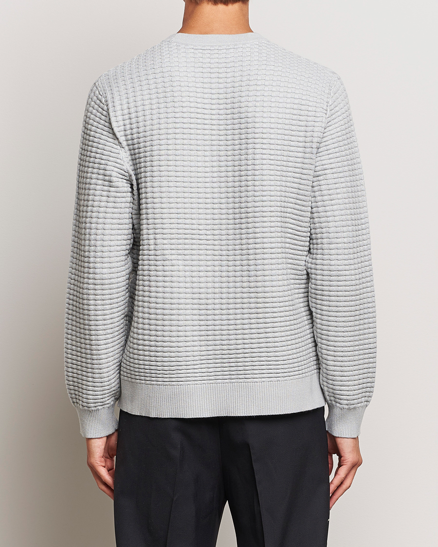 Herr | Tröjor | Samsøe Samsøe | Samsøe & Samsøe Jules Waffle Knitted Crew Neck High Rise Grey