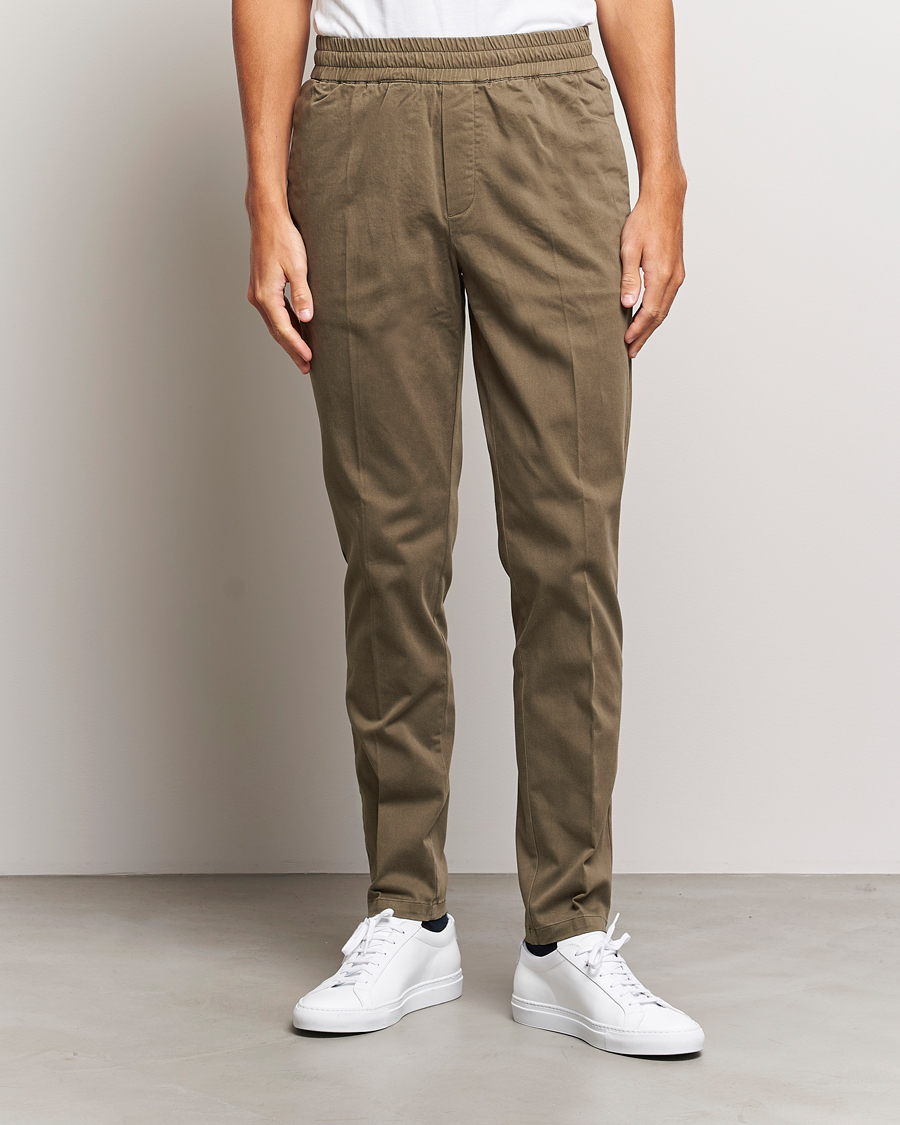 Herr | Byxor | Samsøe Samsøe | Samsøe & Samsøe Smithy Drawstring Trousers Crocodile