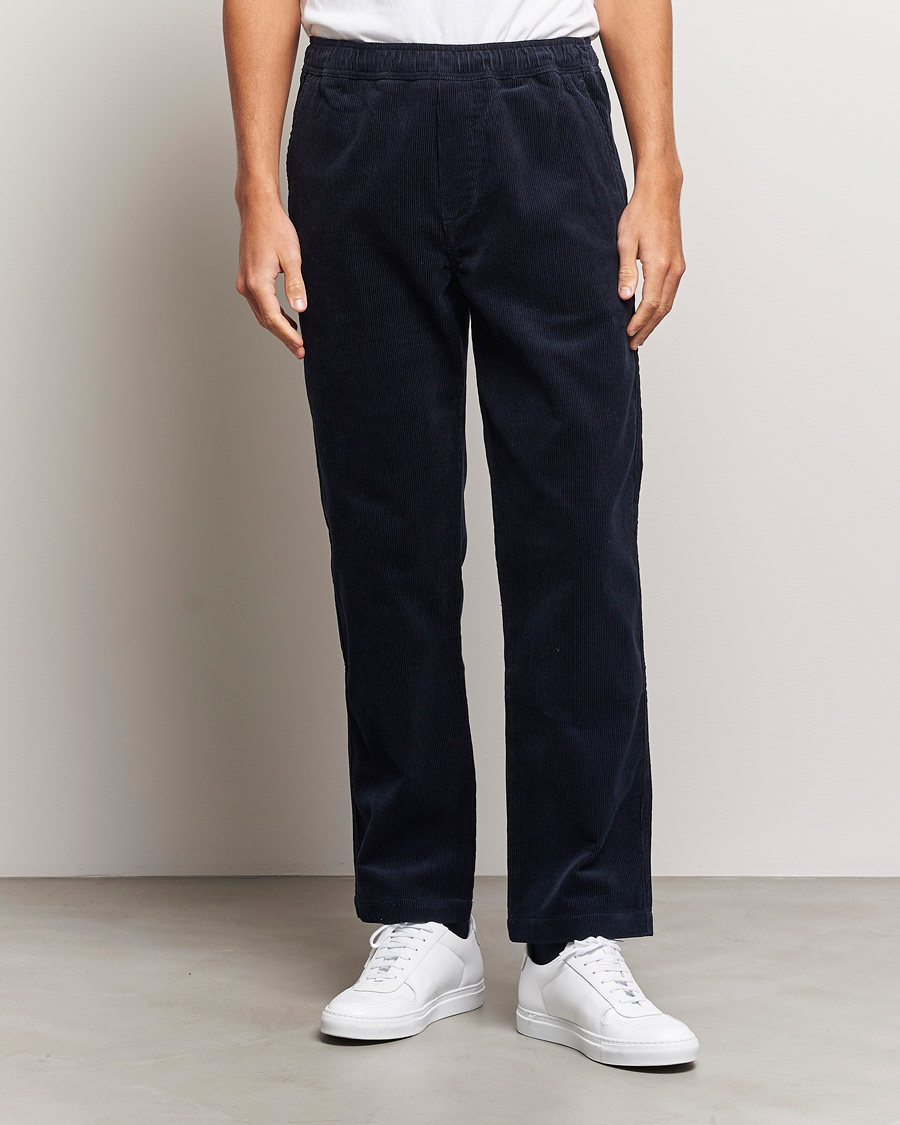 Herr | Byxor | Samsøe Samsøe | Samsøe & Samsøe Jabari Corduroy Trousers Salute Navy