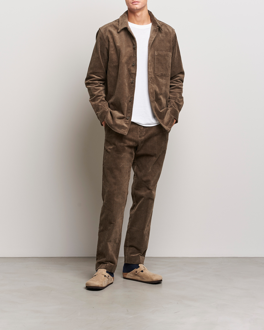 Herr | Byxor | Samsøe Samsøe | Felix Corduroy Trousers Crocodile