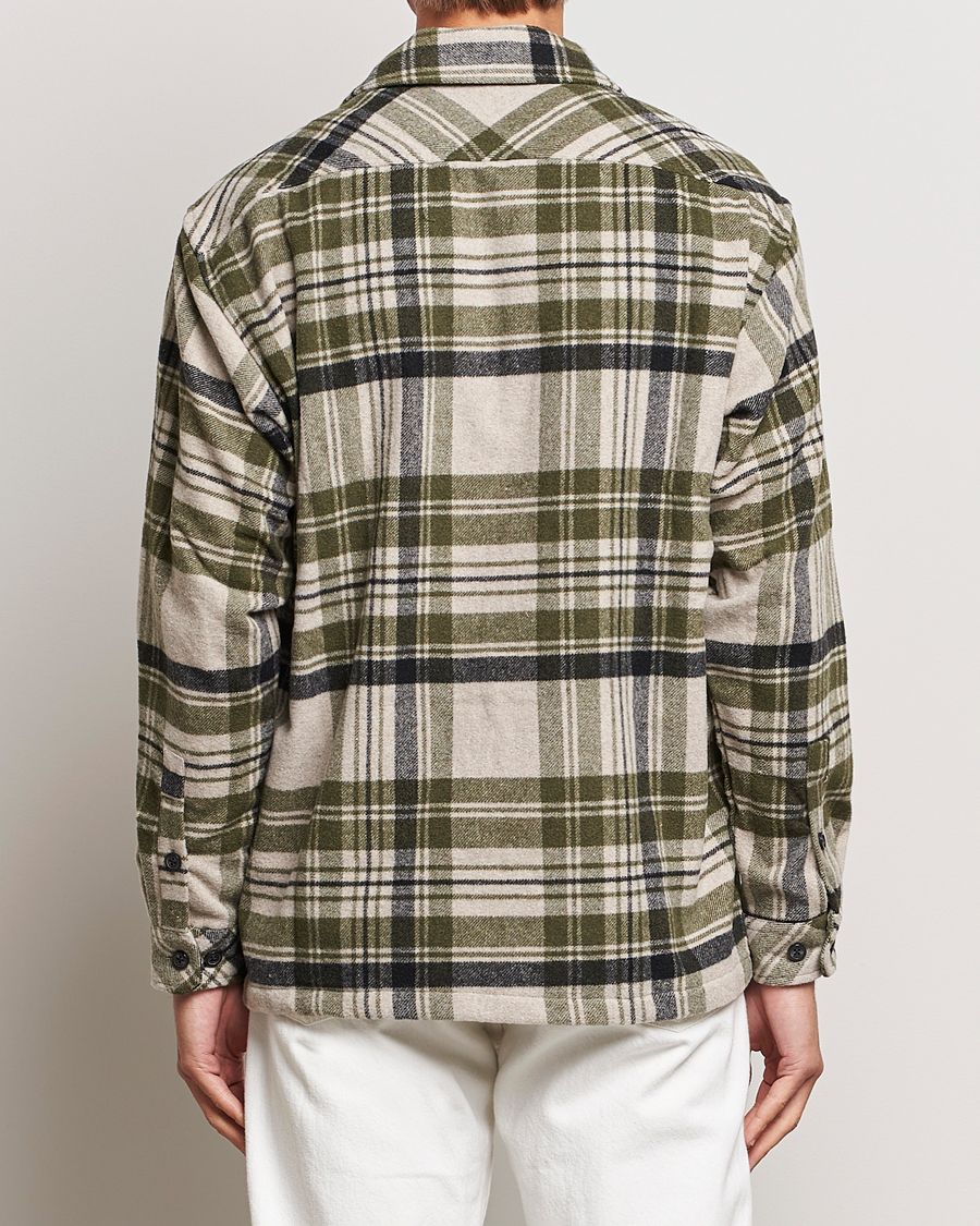 Herr | Skjortor | Samsøe Samsøe | Samsøe & Samsøe Castor Checked Overshirt Sphagnum Multi