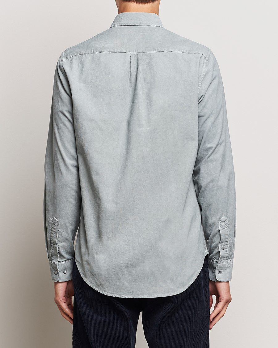 Herr | Skjortor | Samsøe Samsøe | Samsøe & Samsøe Liam Baby Cord Shirt High Rise Grey