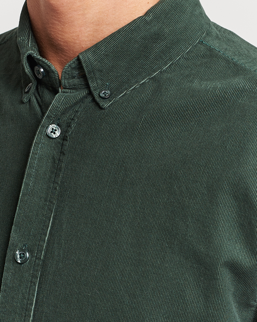 Herr | Skjortor | Samsøe Samsøe | Samsøe & Samsøe Liam Baby Cord Shirt Garden Topiary