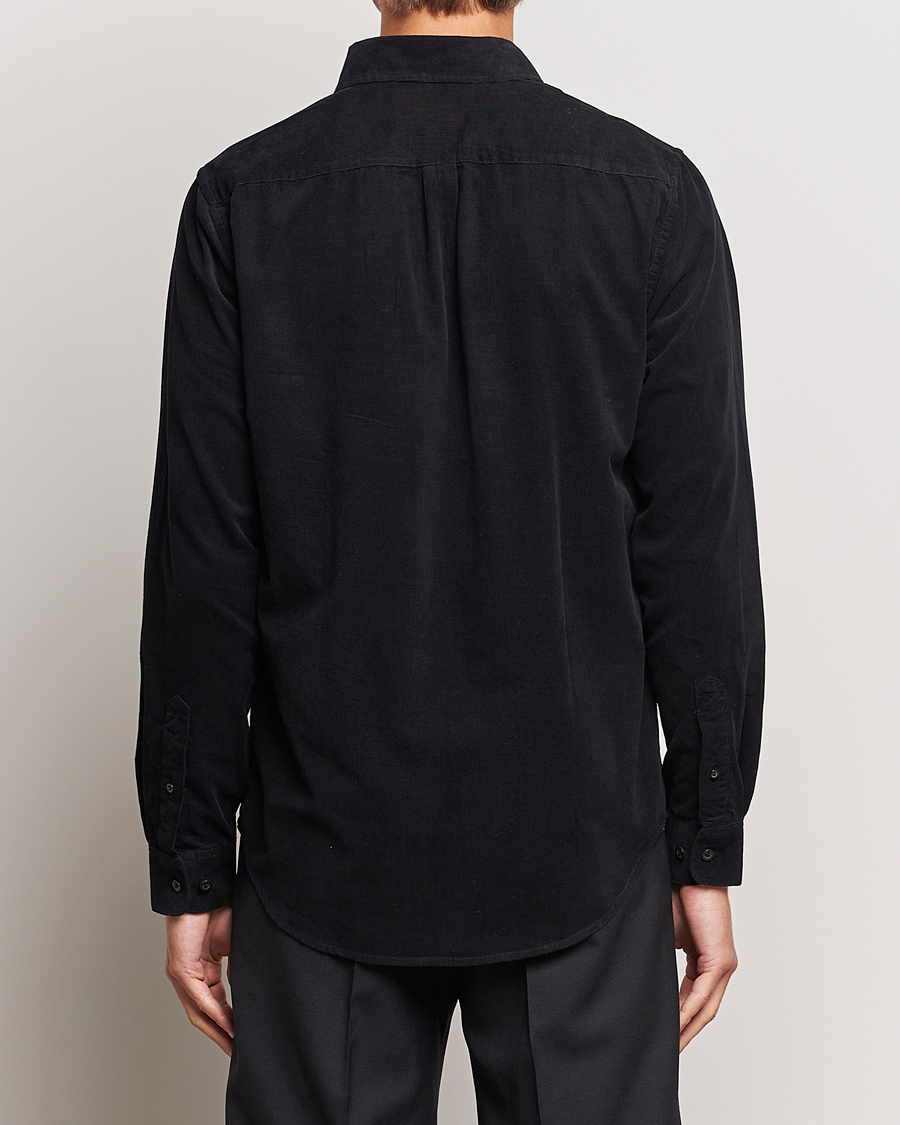 Herr | Skjortor | Samsøe Samsøe | Samsøe & Samsøe Liam Baby Cord Shirt Black