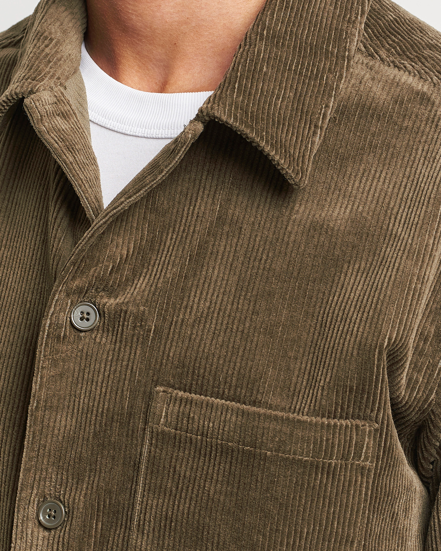Herr | Skjortor | Samsøe Samsøe | Samsøe & Samsøe Damon Corduroy Overshirt Crocodile