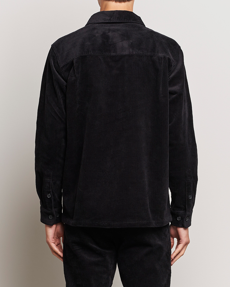 Herr | Skjortor | Samsøe Samsøe | Samsøe & Samsøe Damon Corduroy Overshirt Black