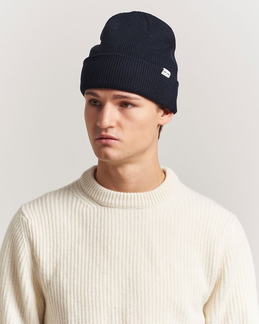 Herr | Samsøe Samsøe The Wool Beanie Salute Navy | Samsøe Samsøe | The Wool Beanie Salute Navy