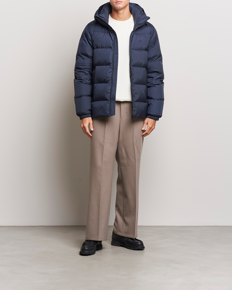 Herr | Jackor | J.Lindeberg | Barrel Down Jacket Navy