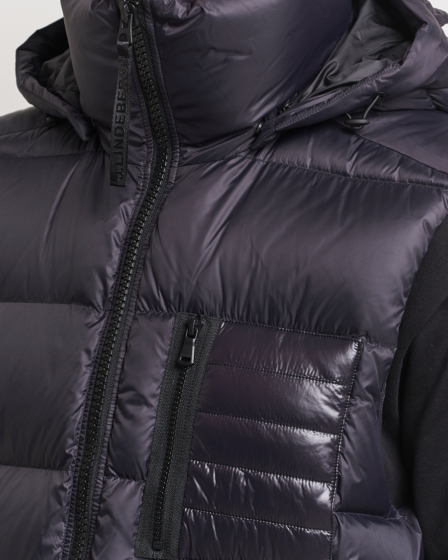 Herr | Jackor | J.Lindeberg | Duke Hoodded Down Vest Black