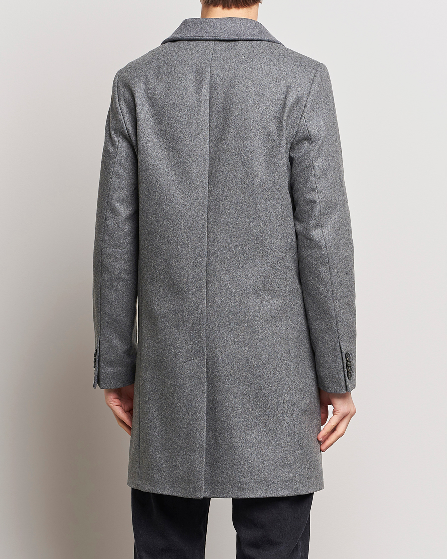 Herr | Jackor | J.Lindeberg | Holger Melton Coat Mid Grey Mel