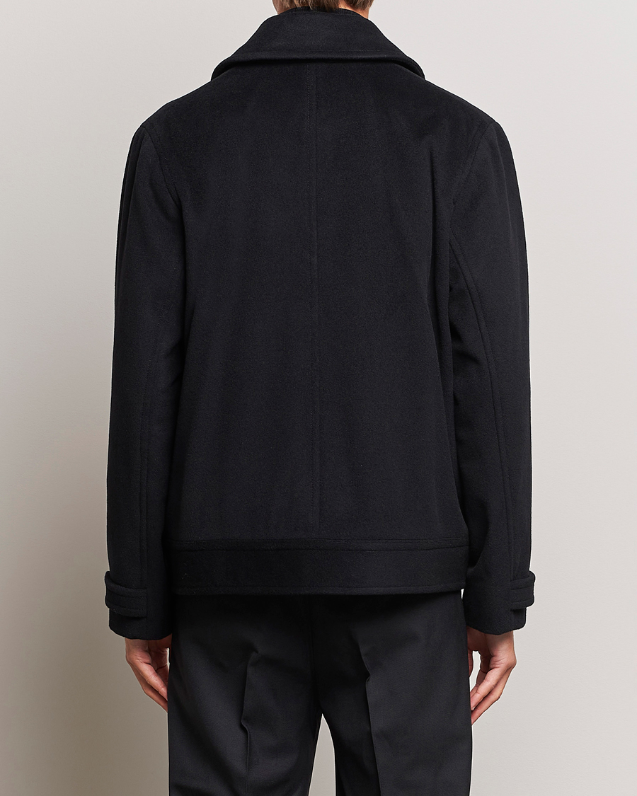 Herr | Jackor | J.Lindeberg | Don Double Breasted Wool/Cashmere Jacket Black