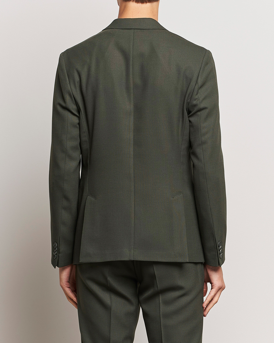Herr | Kavajer | J.Lindeberg | Hopper Active Hopsack Blazer Forest Green