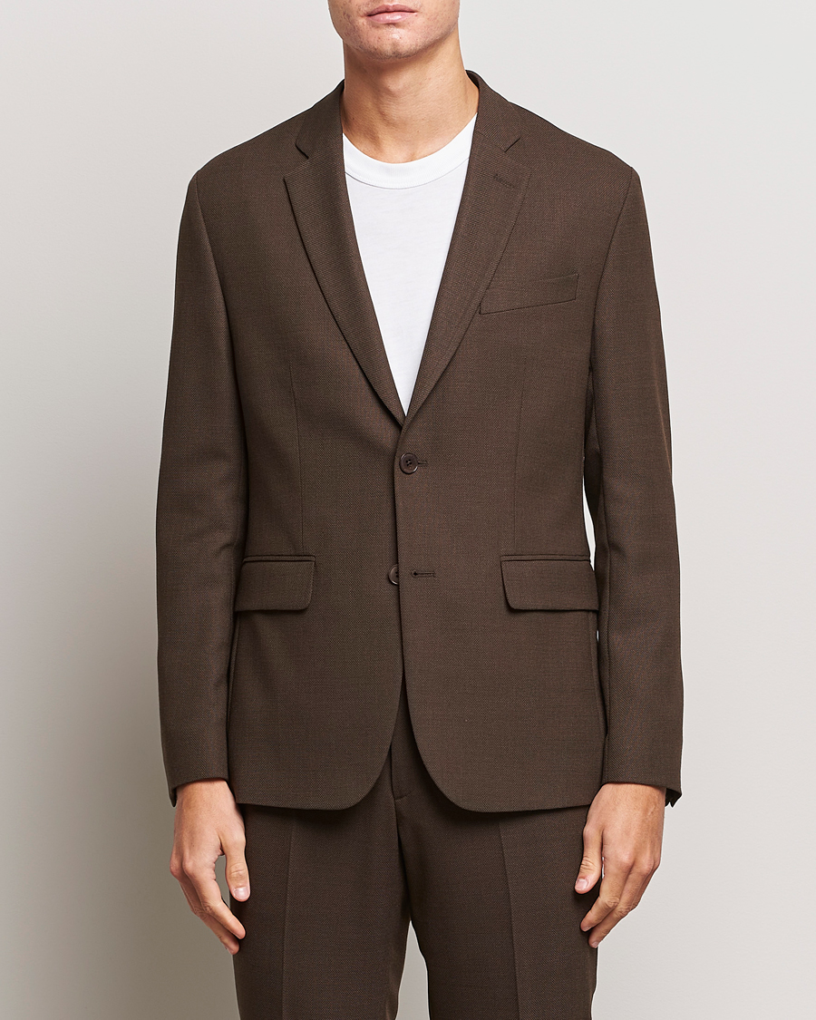 Herr | Kavajer | J.Lindeberg | Hopper Active Hopsack Blazer Delicioso