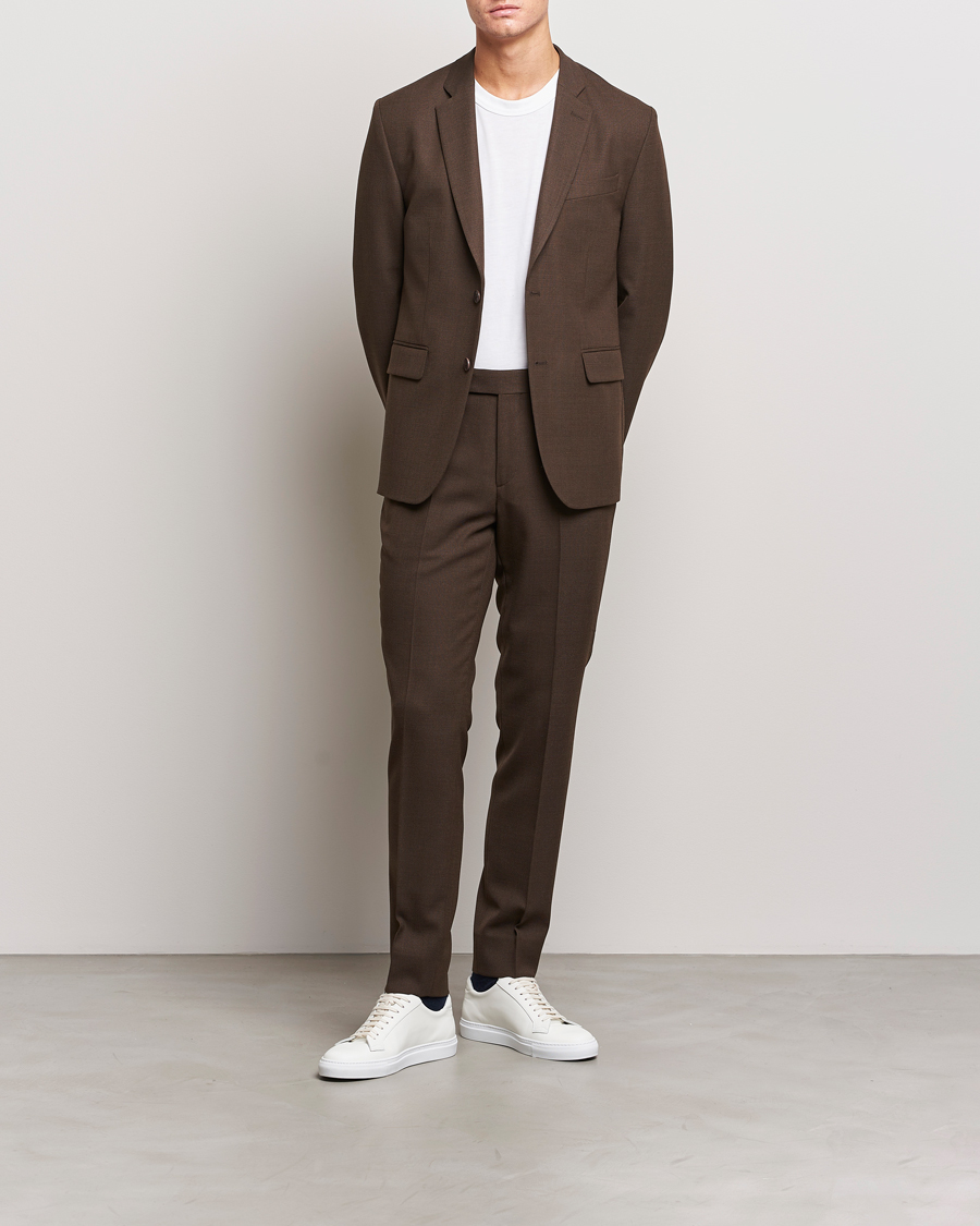 Herr | Byxor | J.Lindeberg | Grant Active Hopsack Pants Delicioso