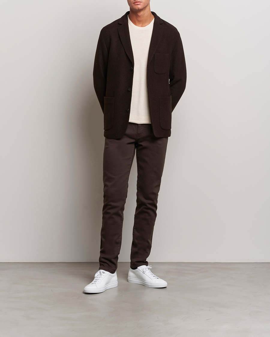 Herr | Kavajer | J.Lindeberg | Carlton Wool Cardigan Blazer Delicioso