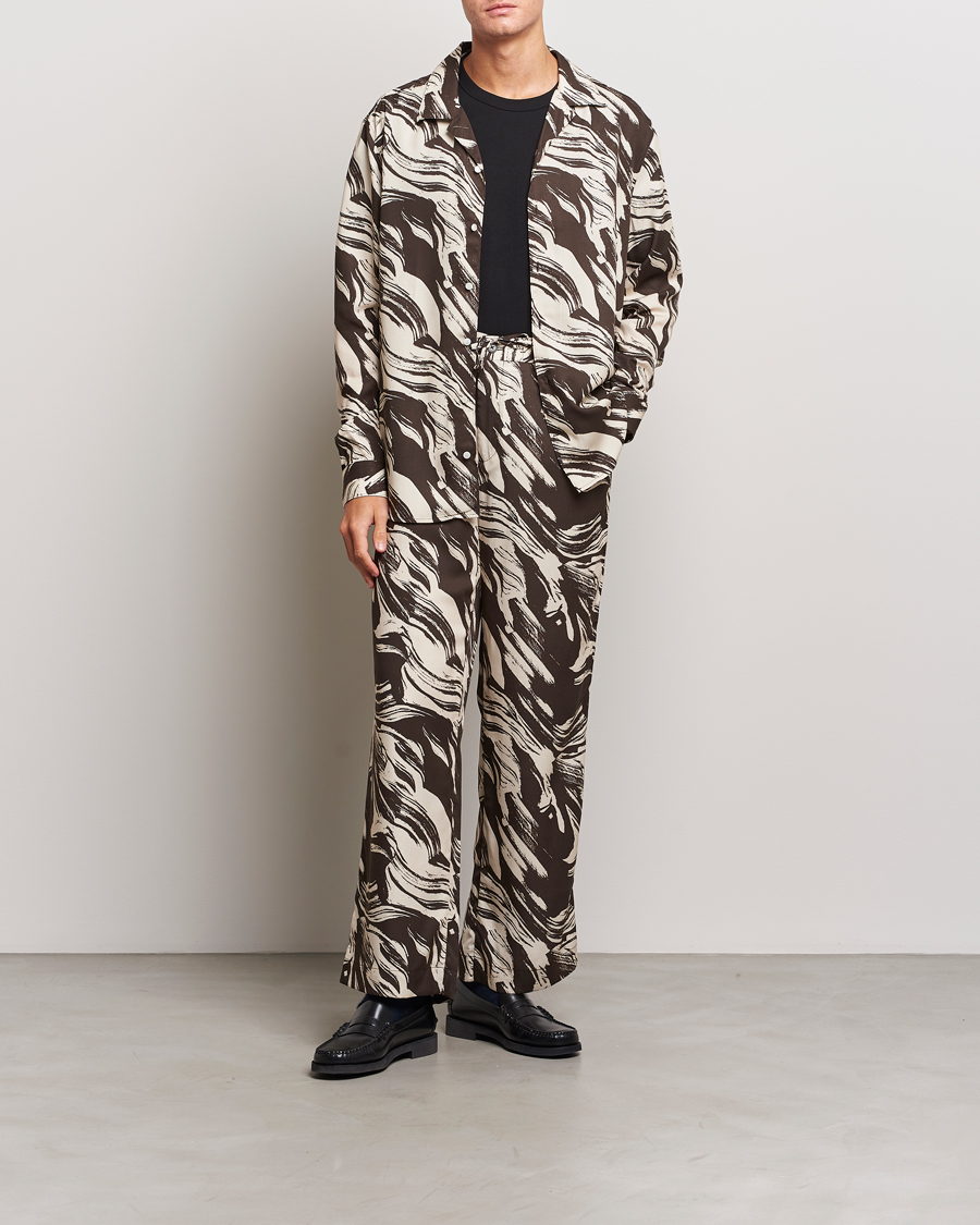 Herr | Skjortor | J.Lindeberg | Playa Printed Tencel Lounge Shirt Delicioso
