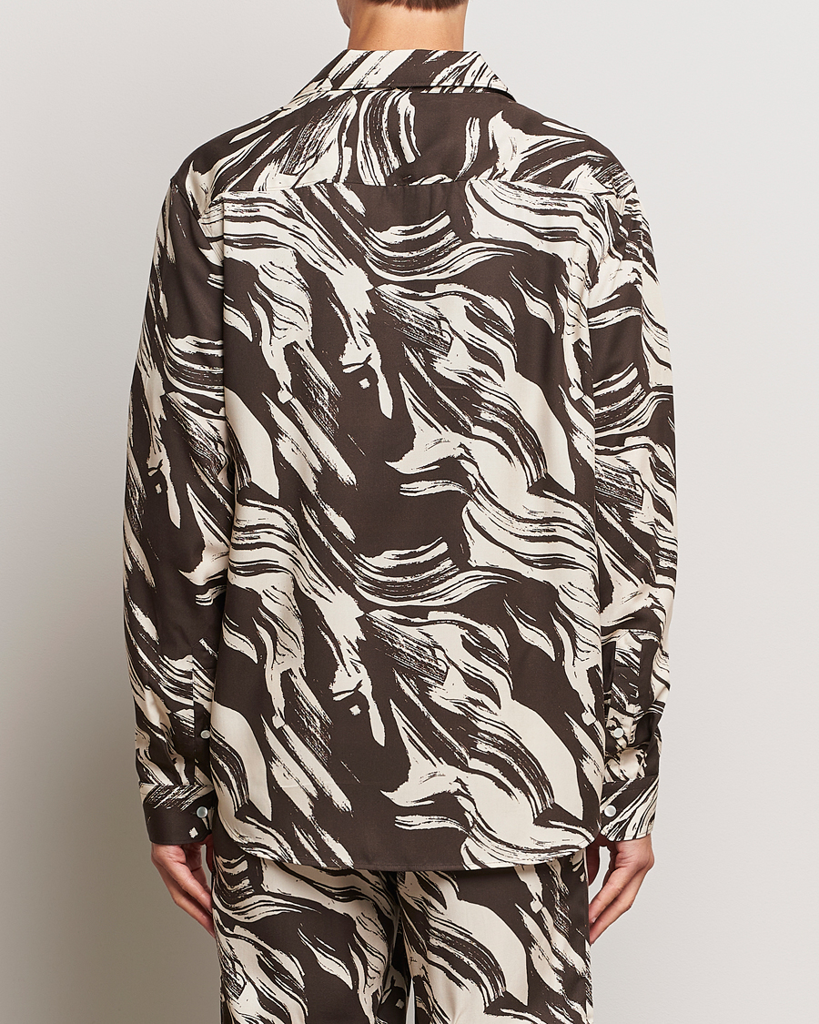 Herr | Skjortor | J.Lindeberg | Playa Printed Tencel Lounge Shirt Delicioso
