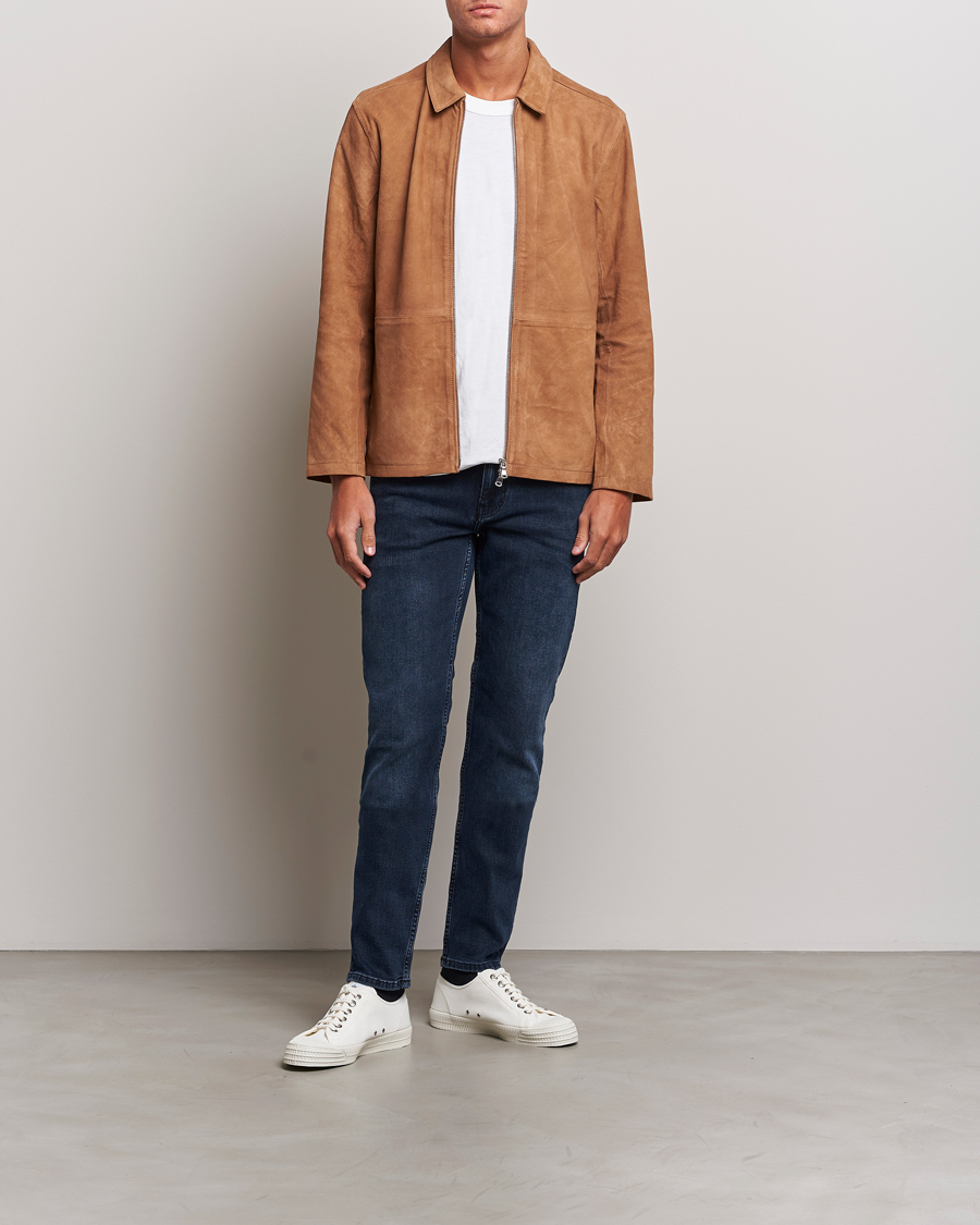 Herr | Jeans | J.Lindeberg | Jay Active Jeans Dark Blue