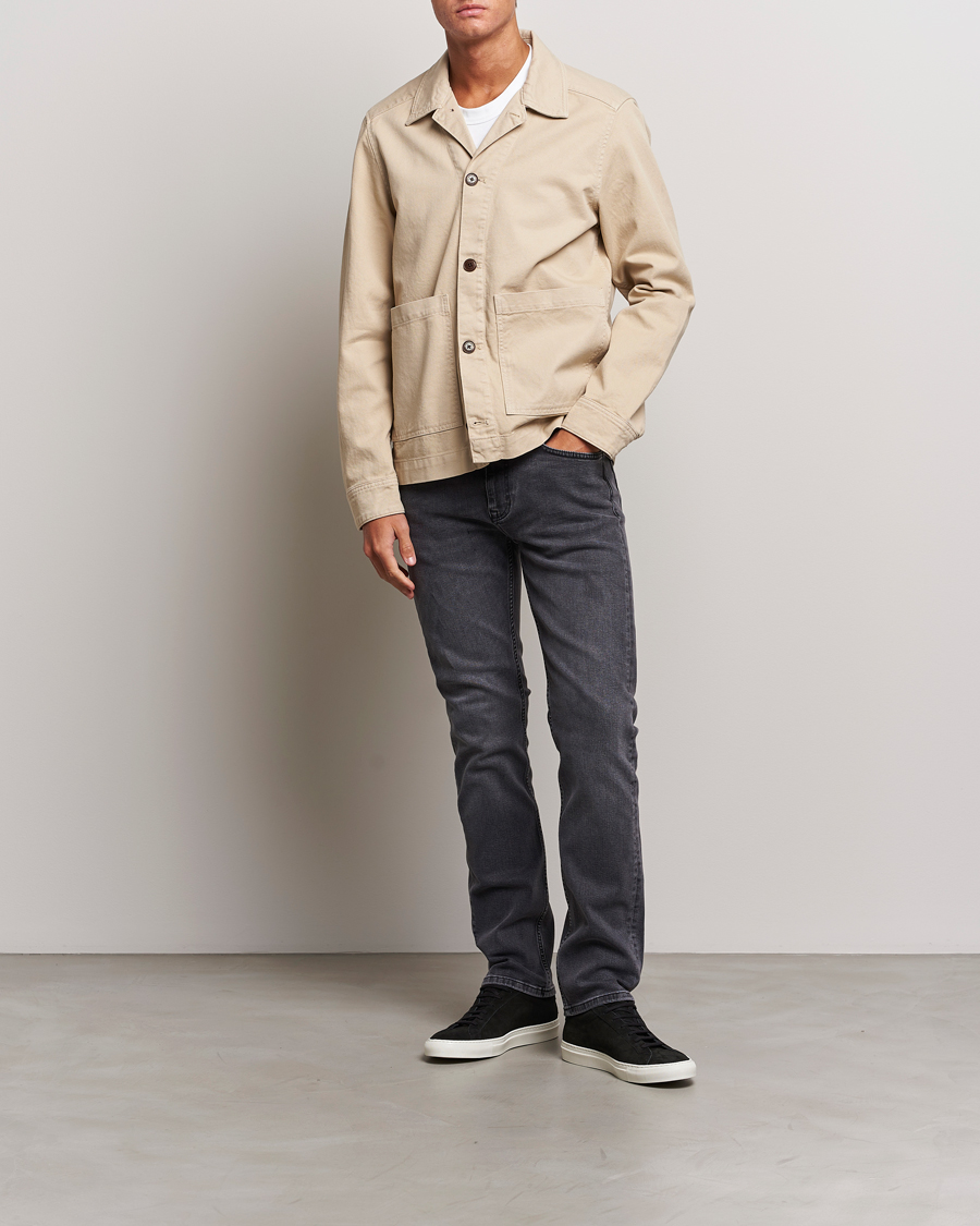 Herr | Jeans | J.Lindeberg | Cedar Slate Stretched Washed Jeans Granite Grey