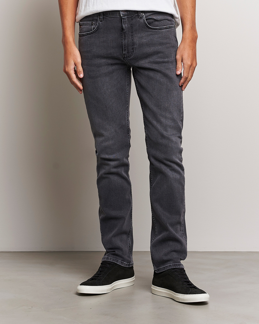 Herr | J.Lindeberg | J.Lindeberg | Cedar Slate Stretched Washed Jeans Granite Grey