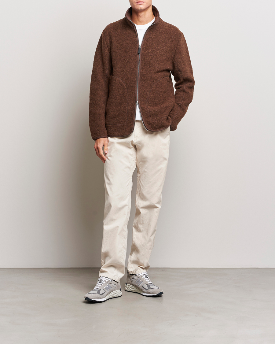 Herr | Tröjor | J.Lindeberg | Dustin Wool Fleece Jacket Delicioso