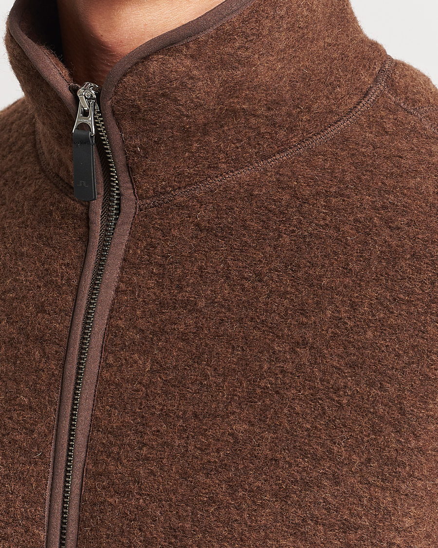 Herr | Tröjor | J.Lindeberg | Dustin Wool Fleece Jacket Delicioso