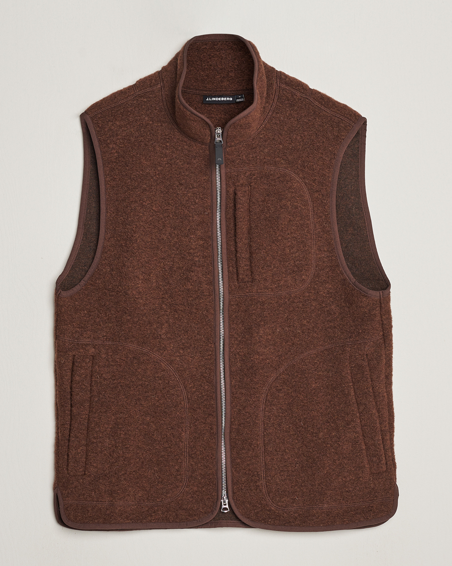 Herr |  | J.Lindeberg | Duncan Wool Fleece Vest Delicioso