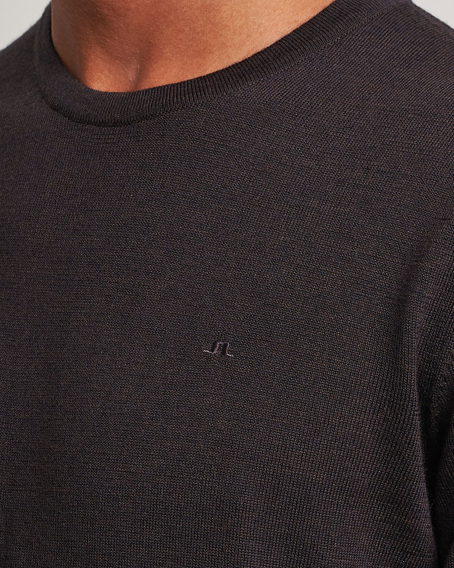 Herr | Tröjor | J.Lindeberg | Lyle True Merino Crew Neck Pullover Delicioso