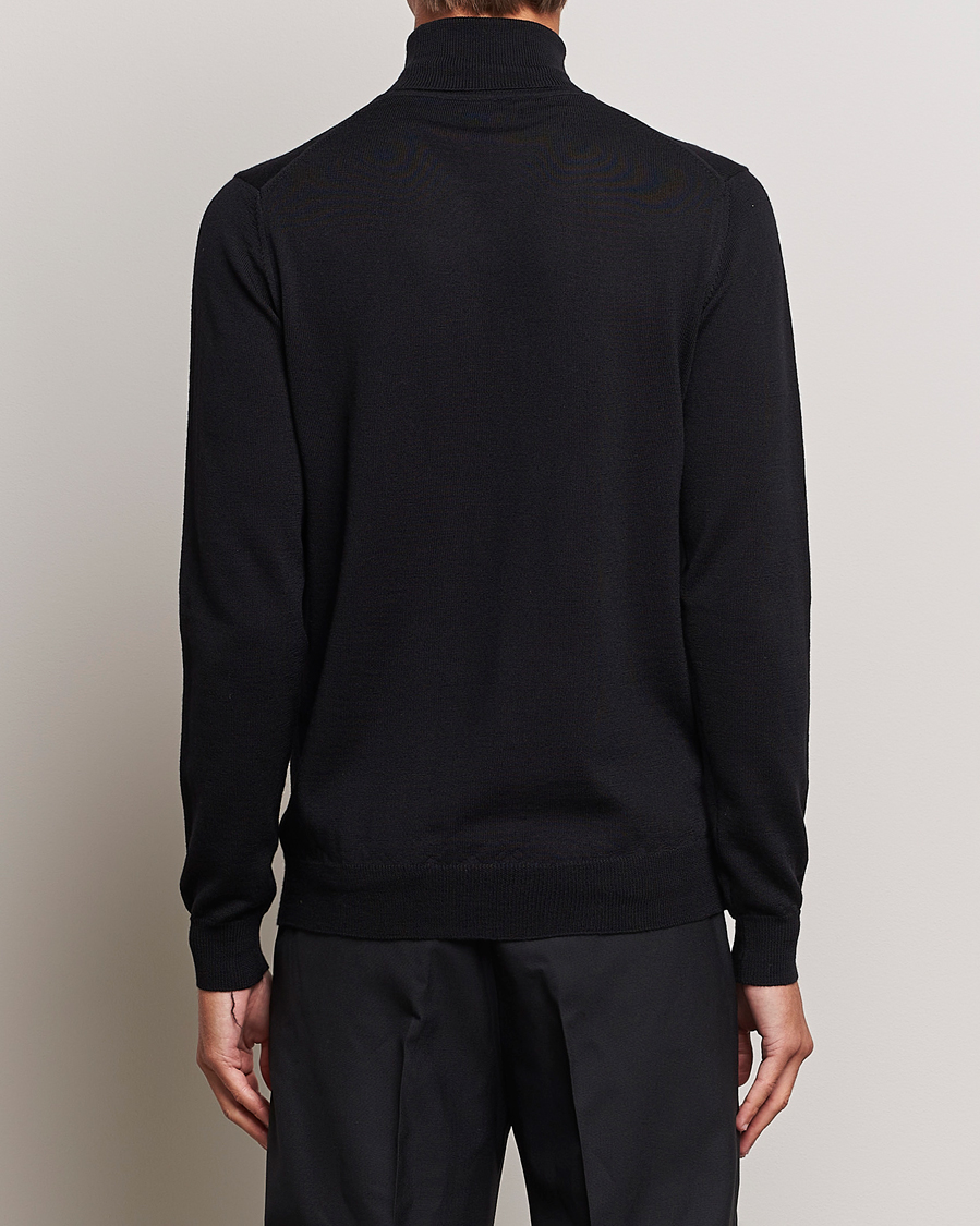 Herr | Tröjor | J.Lindeberg | Lyd True Merino Polo Black