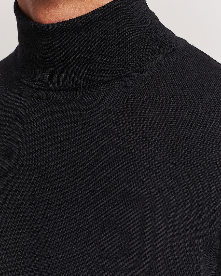 Herr | Tröjor | J.Lindeberg | Lyd True Merino Polo Black
