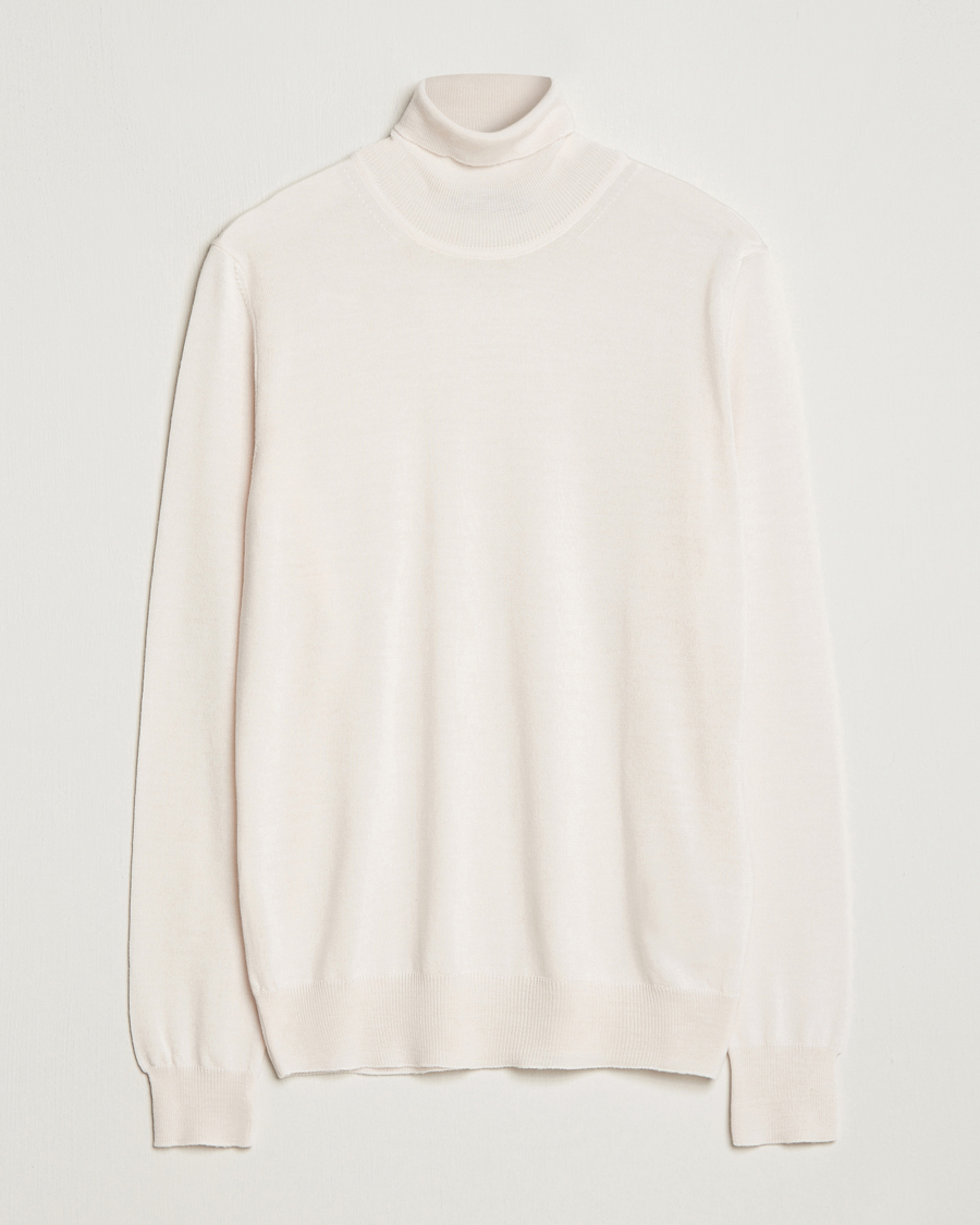 Herr | Tröjor | J.Lindeberg | Lyd True Merino Polo Cloud White