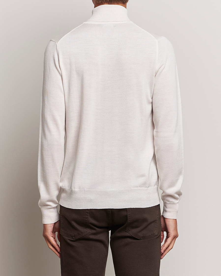 Herr | Tröjor | J.Lindeberg | Lyd True Merino Polo Cloud White