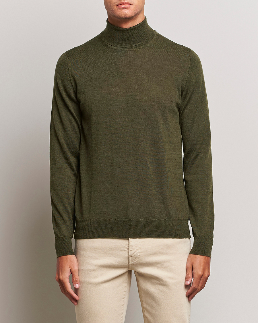 Herr |  | J.Lindeberg | Lyd True Merino Polo Forest Green