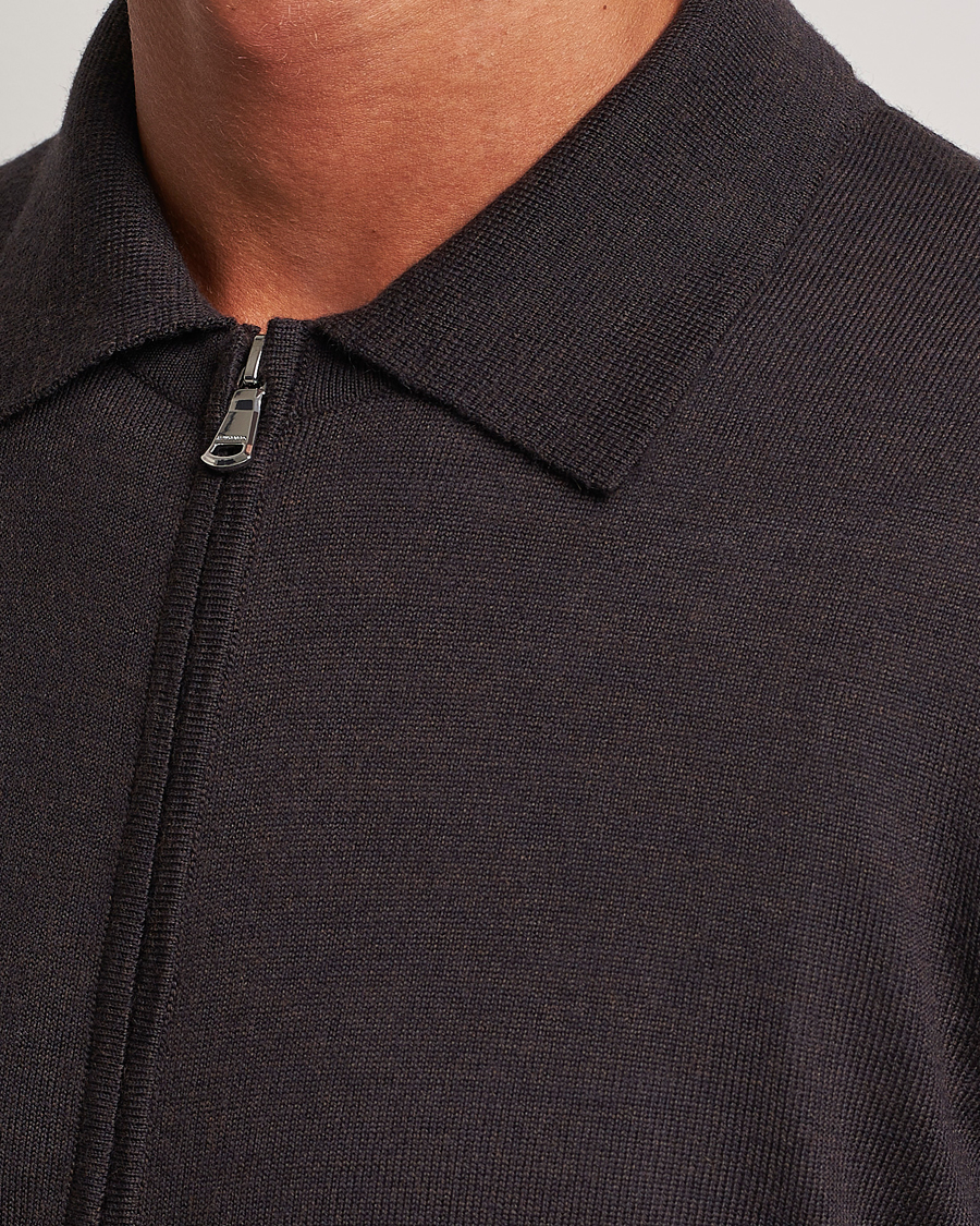 Herr | Tröjor | J.Lindeberg | Nyle True Merino Zip Cardigan Delicioso
