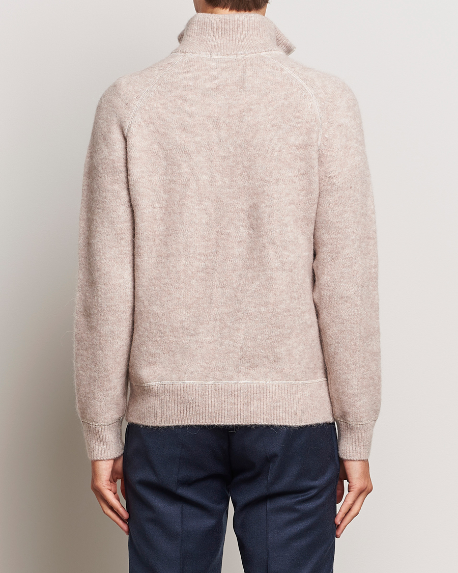 Herr | Tröjor | J.Lindeberg | Wilton Half Zip Sweater Oyster Grey