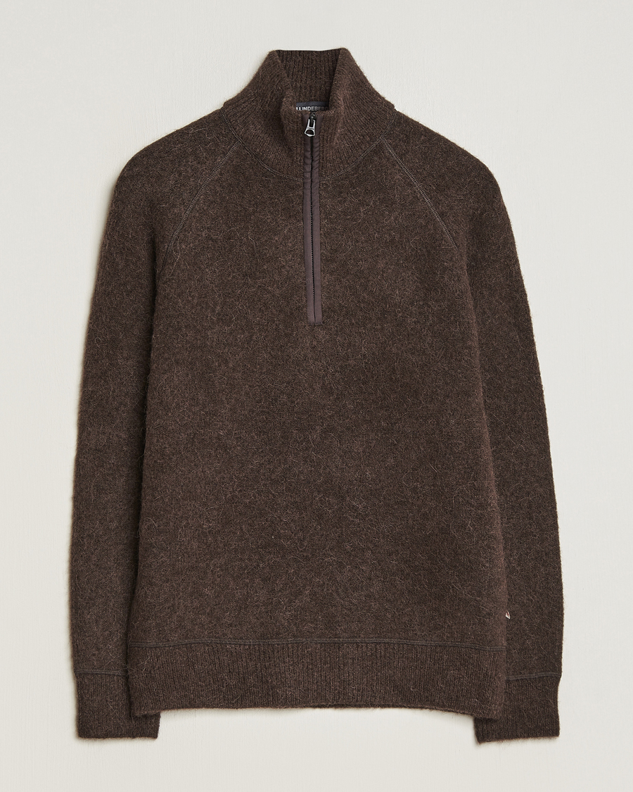 Herr | Tröjor | J.Lindeberg | Wilton Half Zip Sweater Delicioso