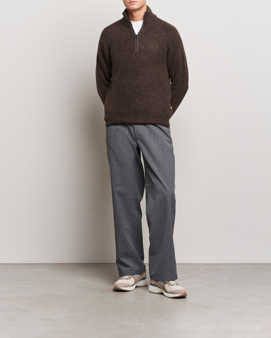 Herr | Tröjor | J.Lindeberg | Wilton Half Zip Sweater Delicioso