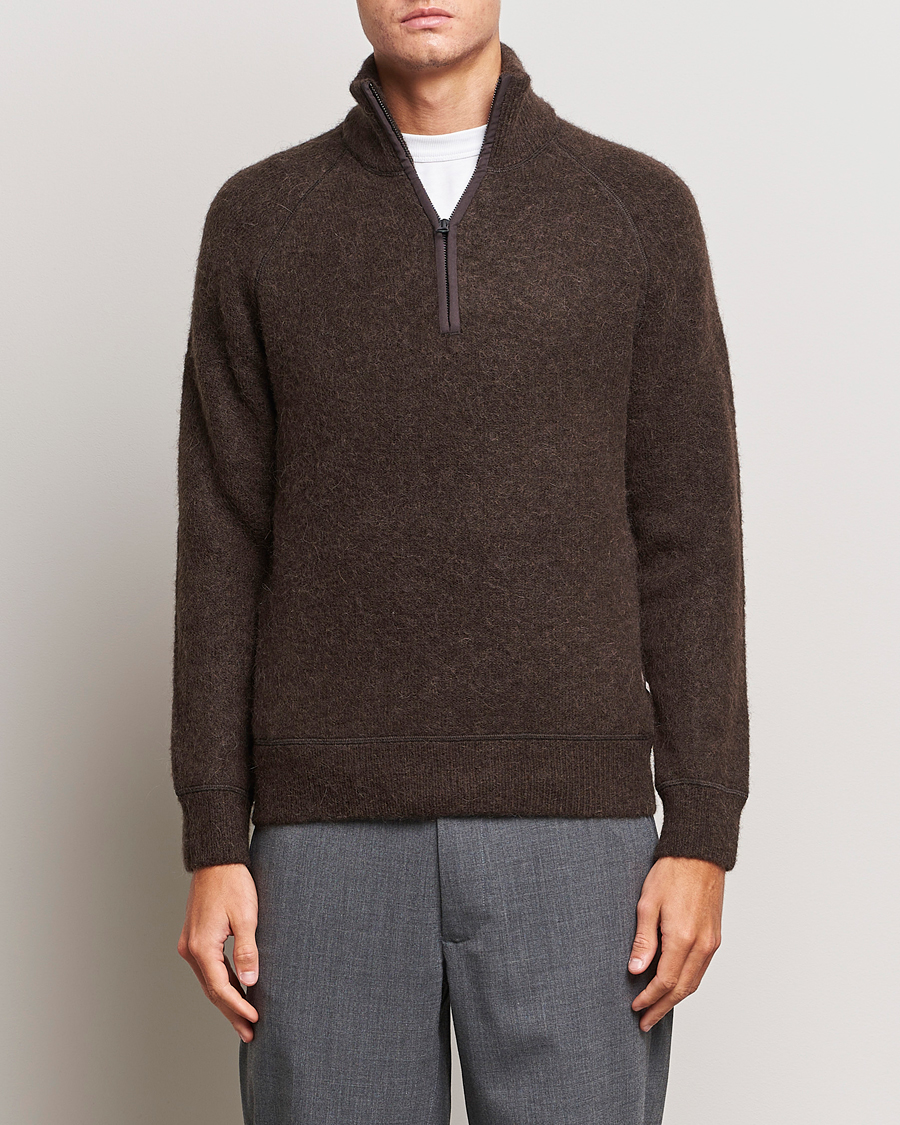 Herr | Tröjor | J.Lindeberg | Wilton Half Zip Sweater Delicioso