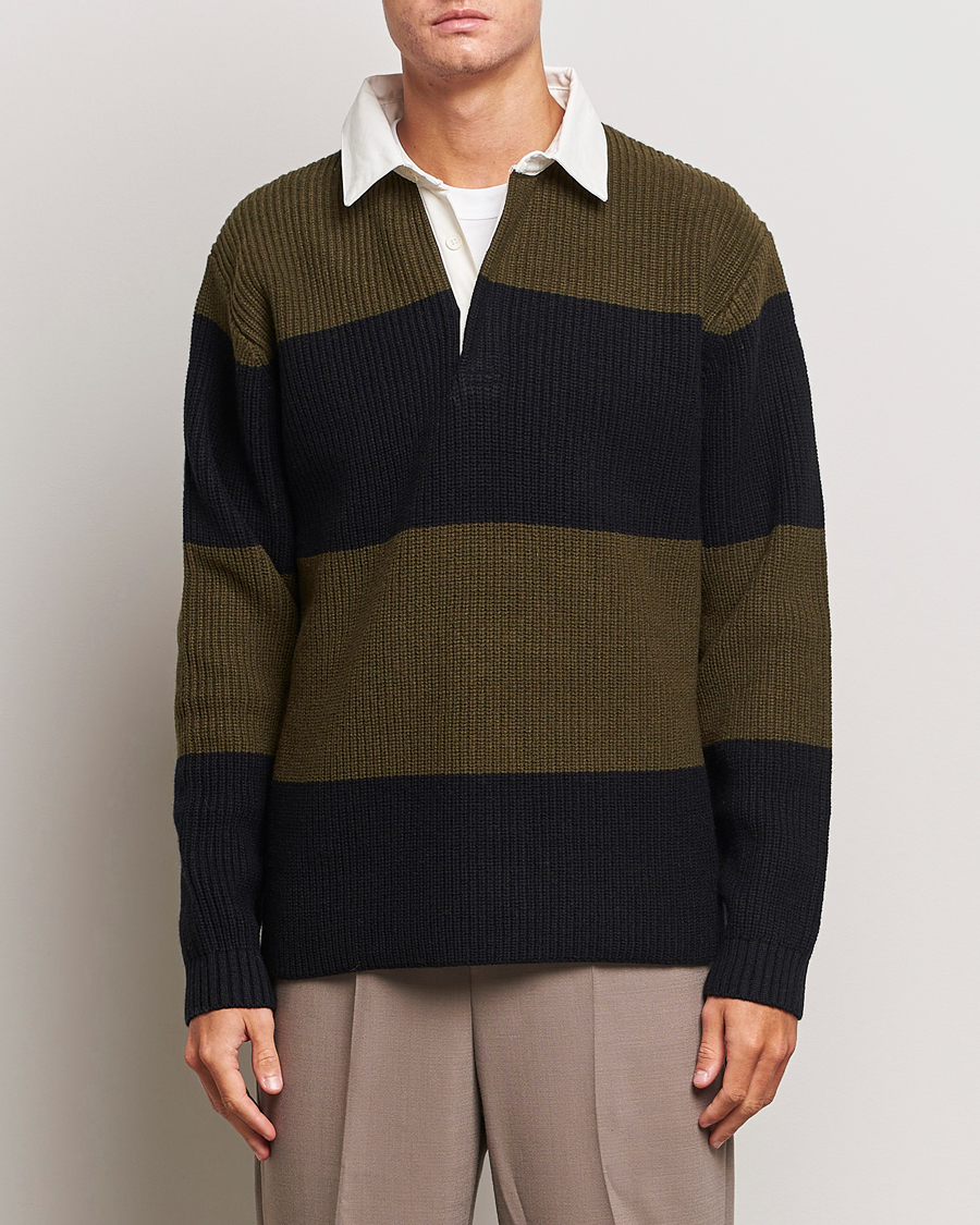 Herr | J.Lindeberg | J.Lindeberg | Larkspur Knitted Rugby Black