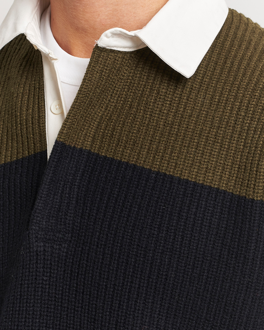 Herr | Tröjor | J.Lindeberg | Larkspur Knitted Rugby Black