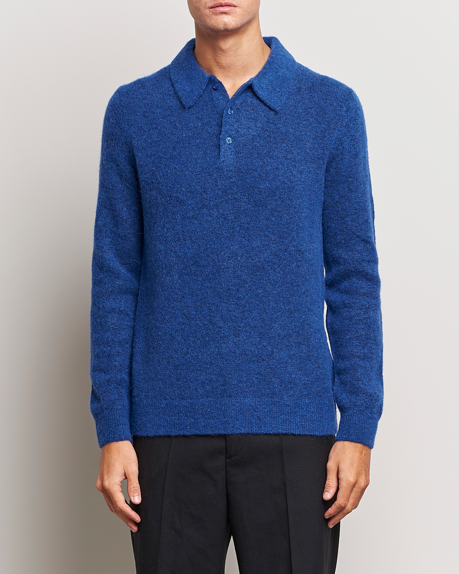 Herr |  | J.Lindeberg | Hayden Hairy Polo Knit Surf The Web